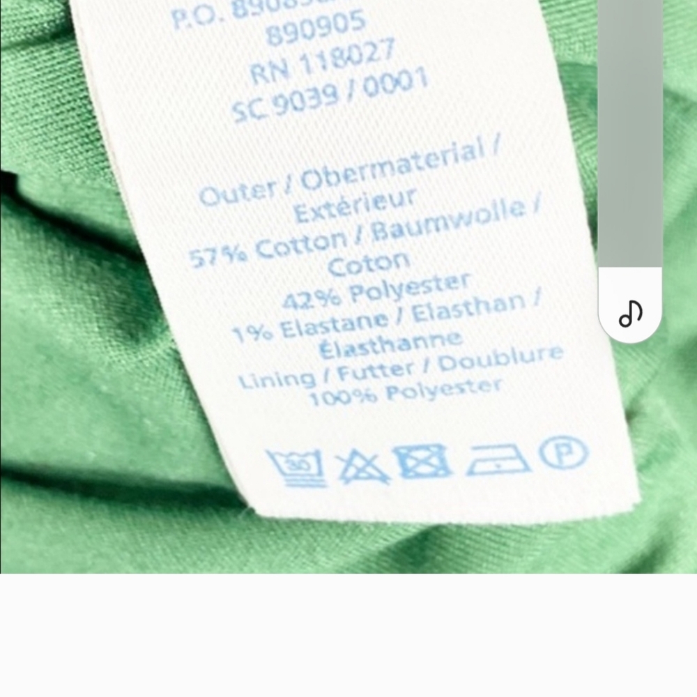 💖Boden Elsa Green Ottoman Ponte dress, sz 6 - Picture 2 of 6